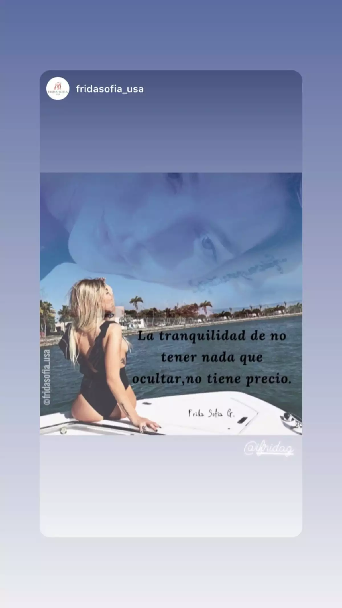 Instagram de Frida Sofía