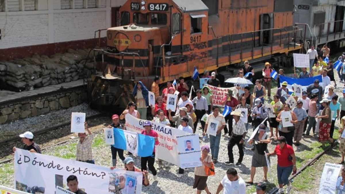 migrantes protestan en Chiapas