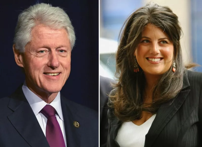 Bill Clinton mantuvo una relación extramerital con la becaria Monica Lewinski.