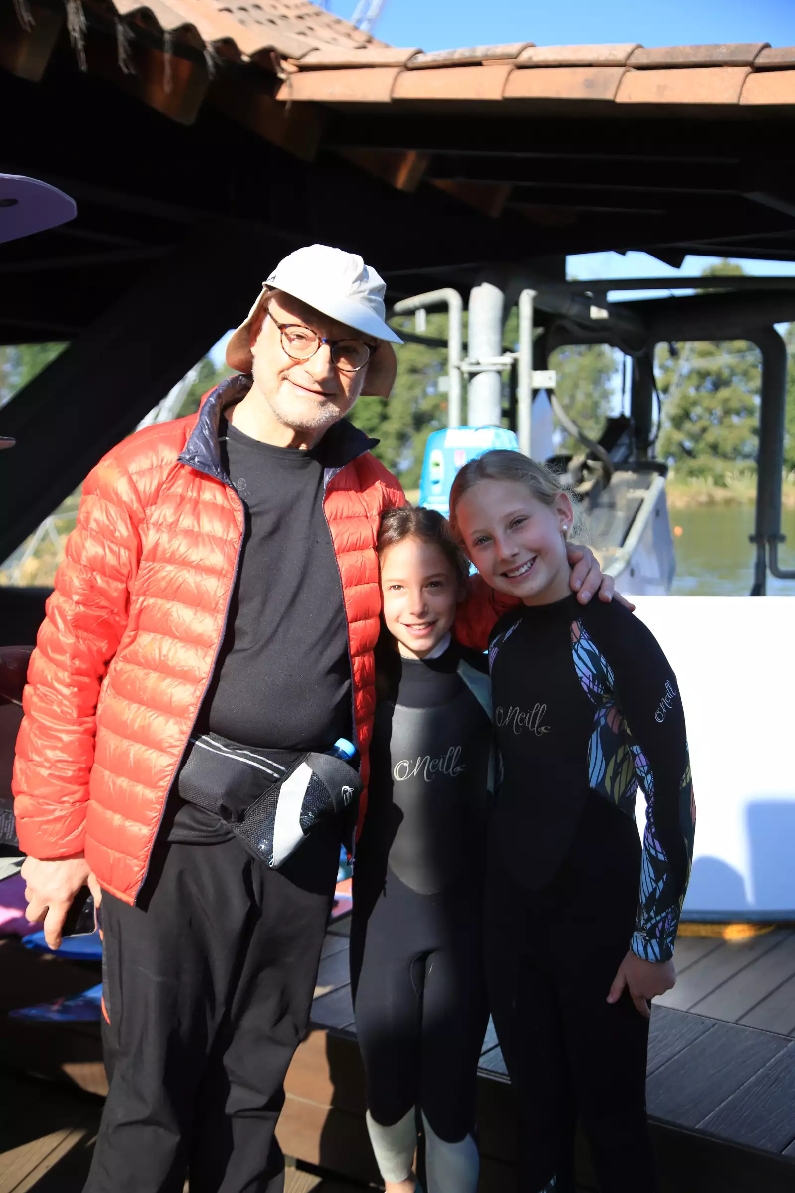 Don Charlie, Laura y Andrea 