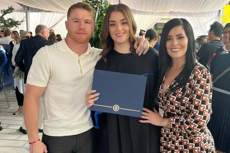 Saúl 'Canelo' Álvarez, Emily Cinnamon y Karla Beltrán