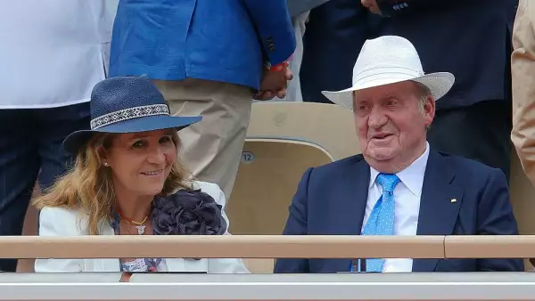 Infanta Elena y Juan Carlos de España 