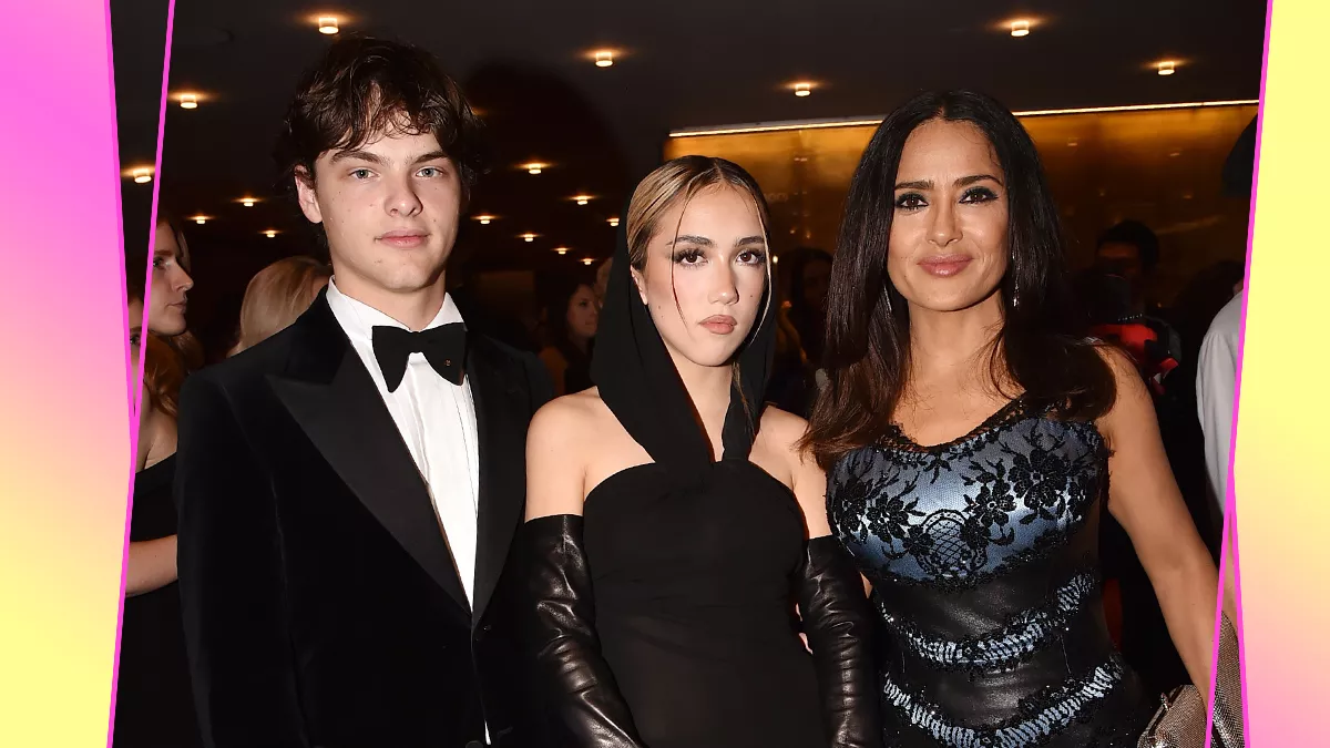 Salma Hayek asistió a la gala de Time 100 acompañada de su hijastro y su hija.