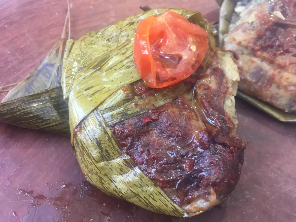 Tamal de barbacoa