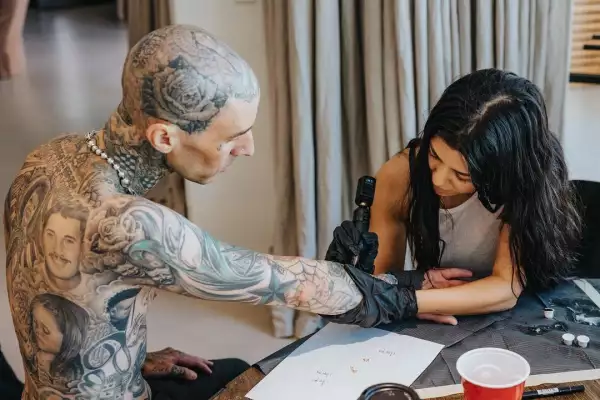 Kourtney Kardashian y Travis Barker