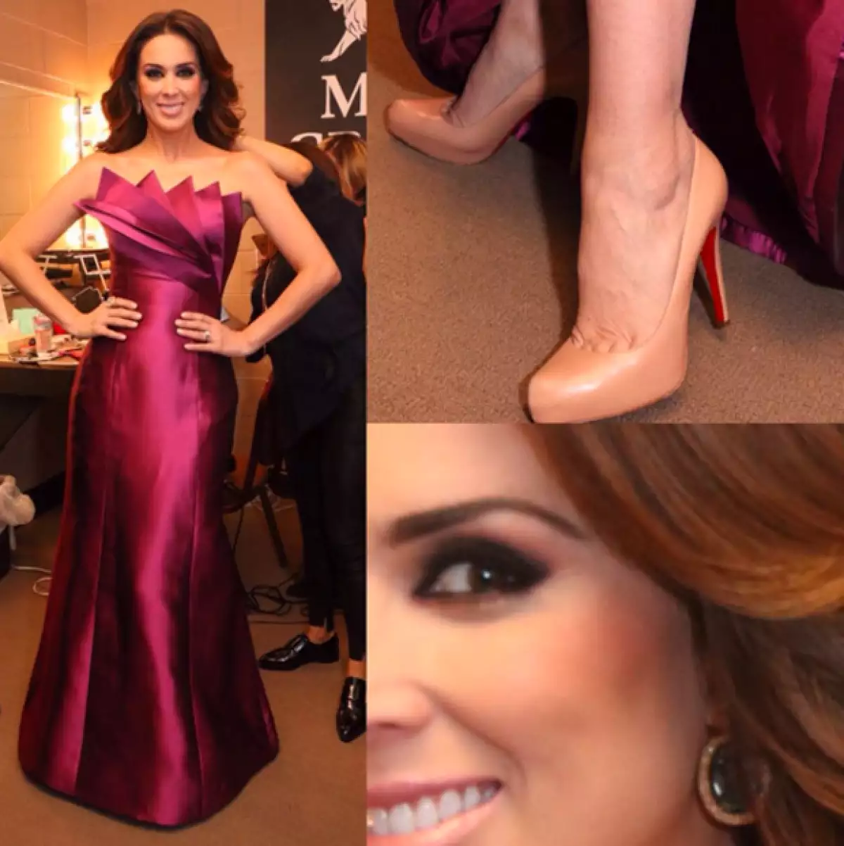 Jacky se inclinó por tonalidades llamativas y con tintes mexicanos.