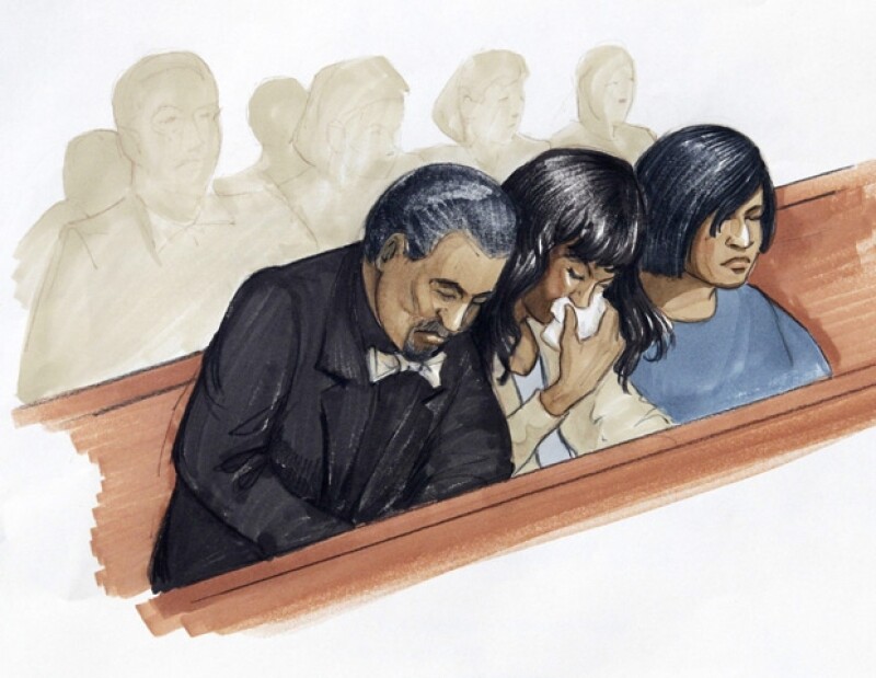 William Balfour fue encontrado responsable por un jurado de Chicago, el viernes, de matar a la madre, el hermano y el sobrino de 7 años de la actriz y cantante.