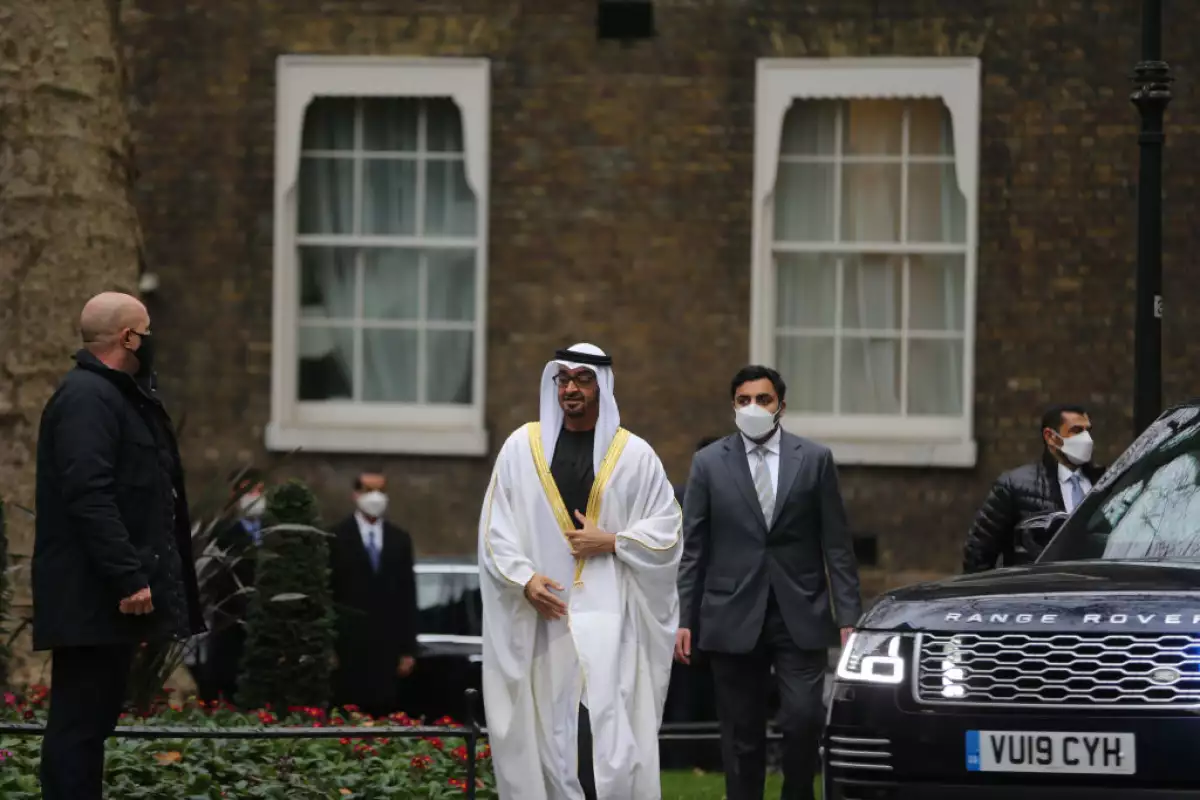 Boris Johnson - Crown Prince Sheikh Mohammed bin Zayed al-Nahyan meeting in London