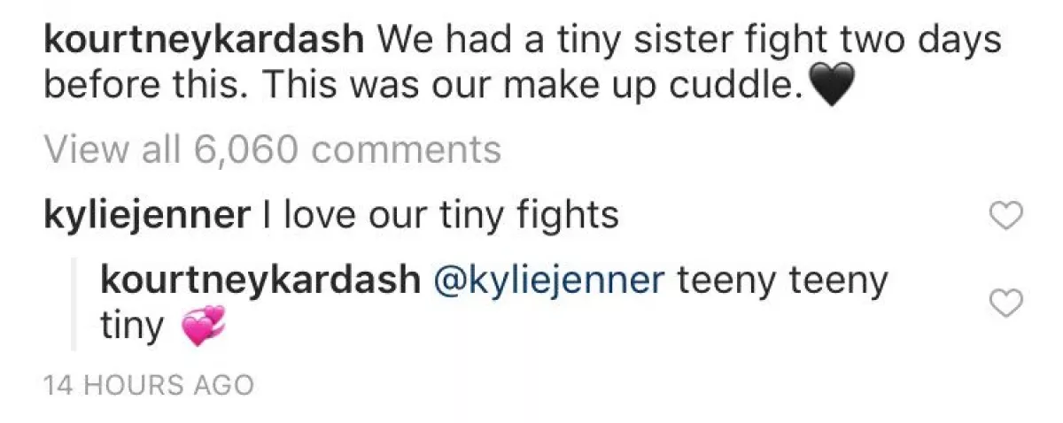 Mensaje Kyle y Kourtney