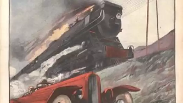 Trenes con la rapidez de un auto. Cr�dito: Archivo de la Bibliot�que Nationale de France