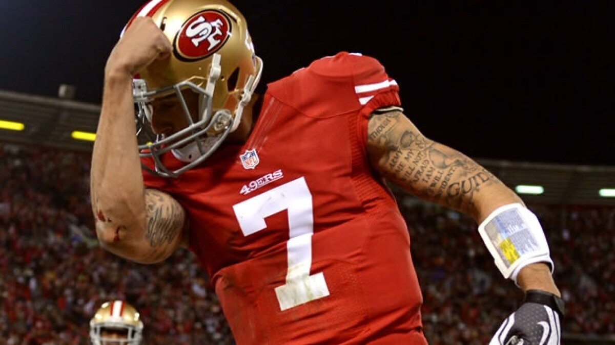 lo más destacado de colin kaepernick 49ers