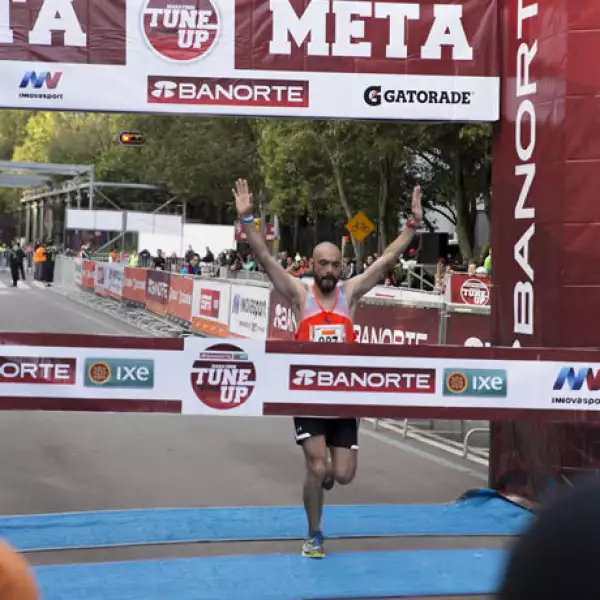 Eugenio Delgado,ganador 15 K