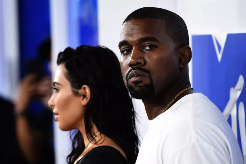 Kim Kardashian y Kanye West.