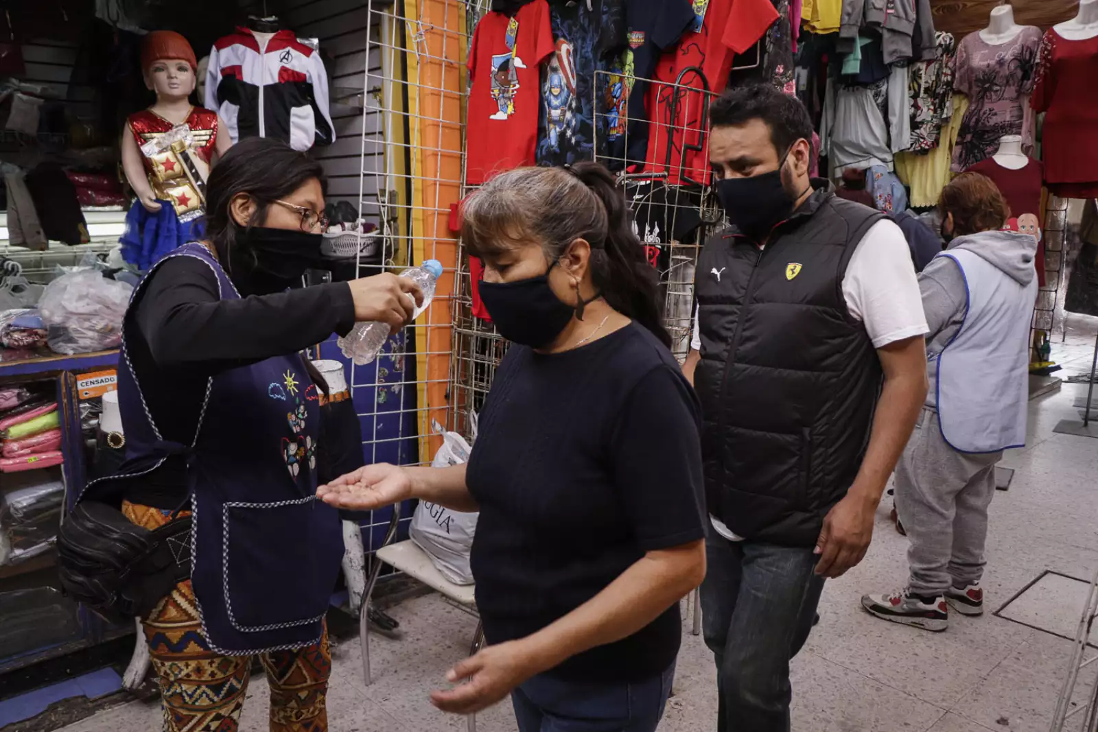 Reopening Of The San Lorenzo Tezonco Market In Iztapalapa, Mexico