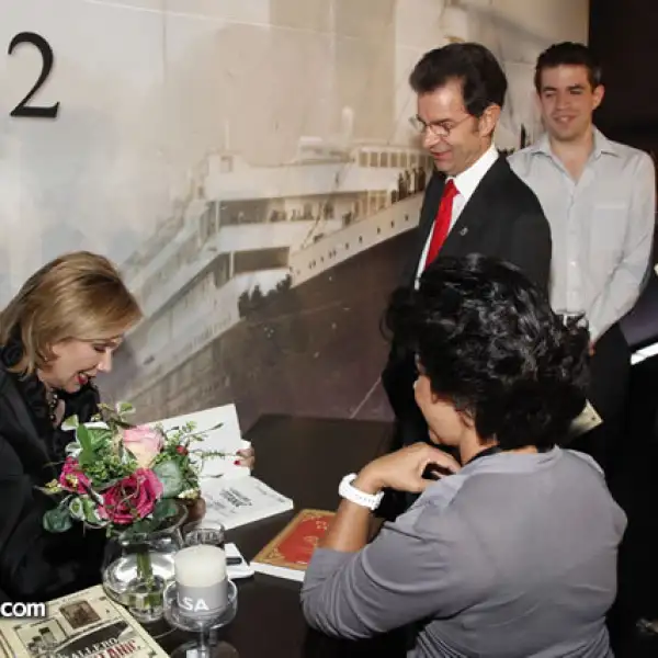 Guadalupe Loaeza,Raúl y Sara Baillères