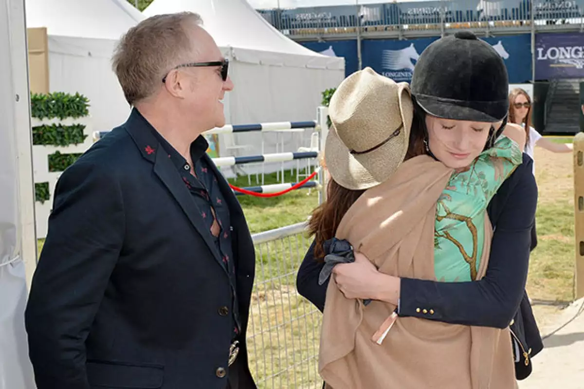 Esta fotografía demuestra la gran relación que tiene la mexicana con los hijos de su esposo.