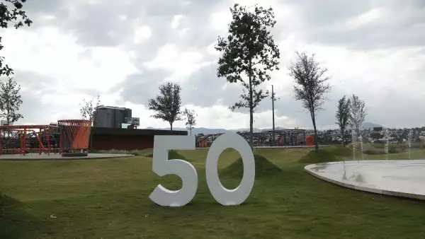 Parque Plaza Satélite vista panorámica.