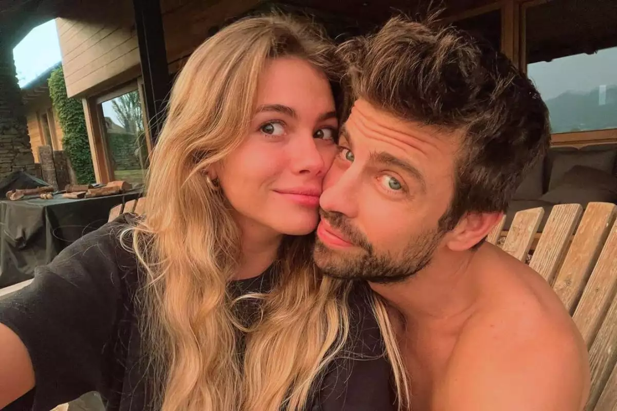 Selfie de Clara Chía y Piqué 