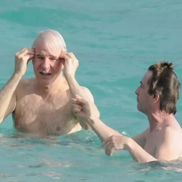 Steve Martin, su esposa, Anne Stringfield, y su amigo Martin Short se la pasaron de lo lindo en St. Barts.