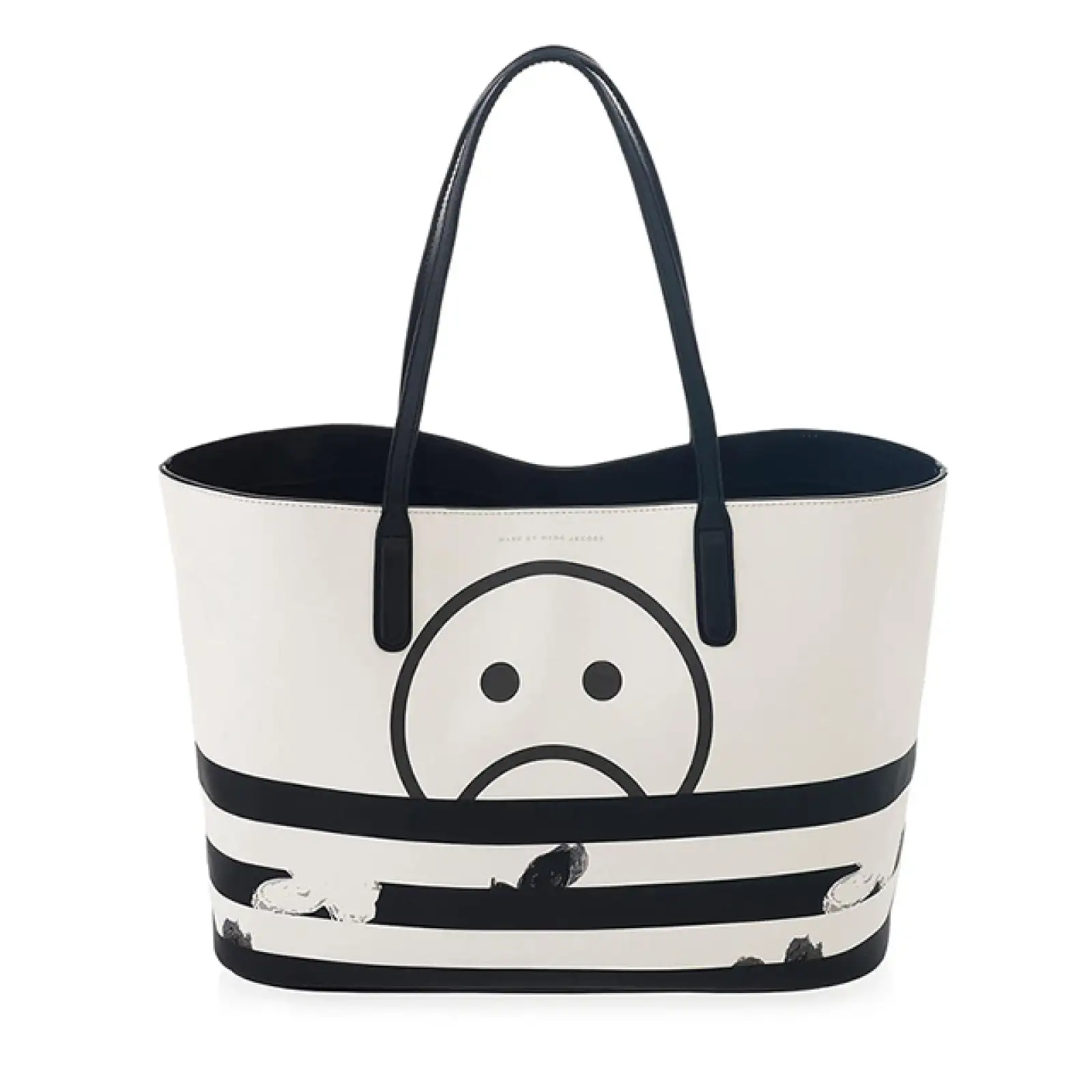 Marc by Marc Jacobs: Metropoli Unsmiley Stripes Travel Tote. CC Santa Fe. Precio en punto de venta.