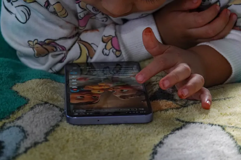 uso de celulares en niños