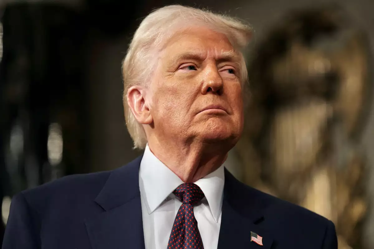 U.S. President Trump delivers a speech to a joint session of Congress