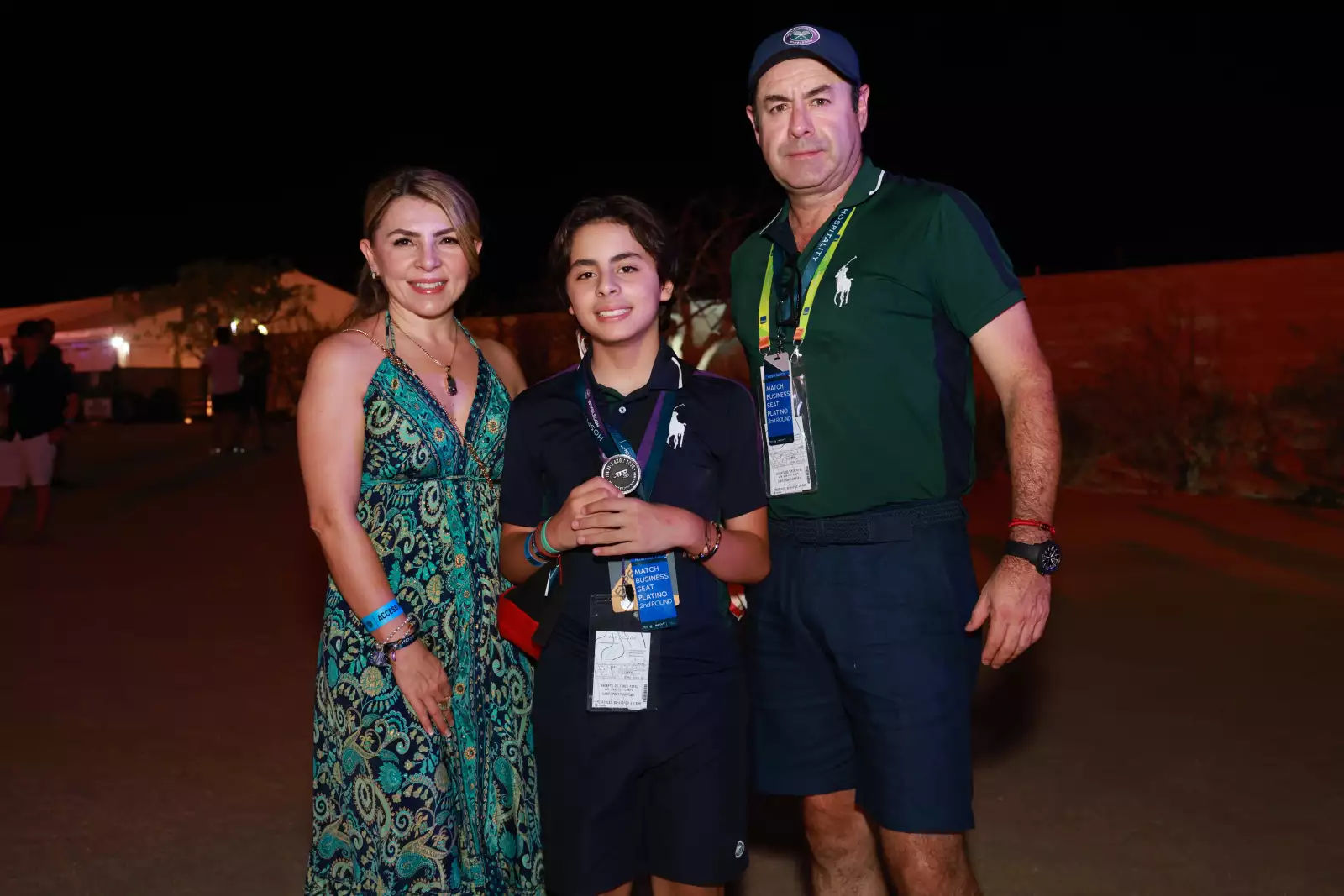 Sandra de Sosa , Carlos Sosa Pérez y Carlos Sosa 
