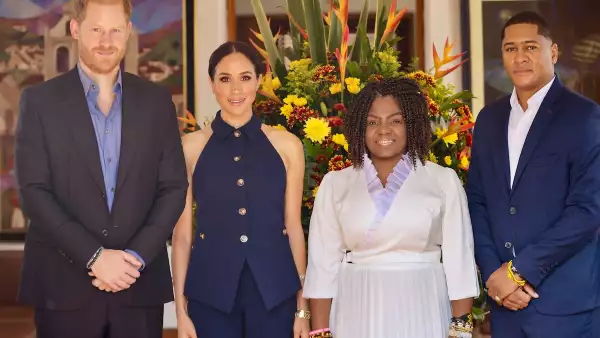 El príncipe Harry y Meghan Markle, duques de Sussex, visitan Colombia, donde los recibe la vicepresidenta Francia Márquez
