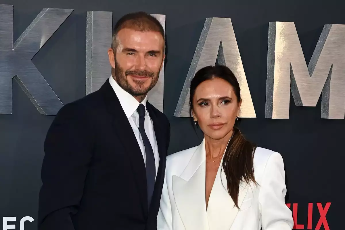 Sir David Beckham y Lady Victoria Beckham