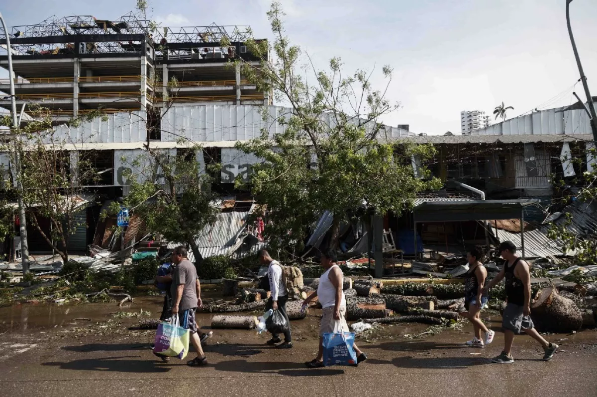 Efectos de Otis en Acapulco