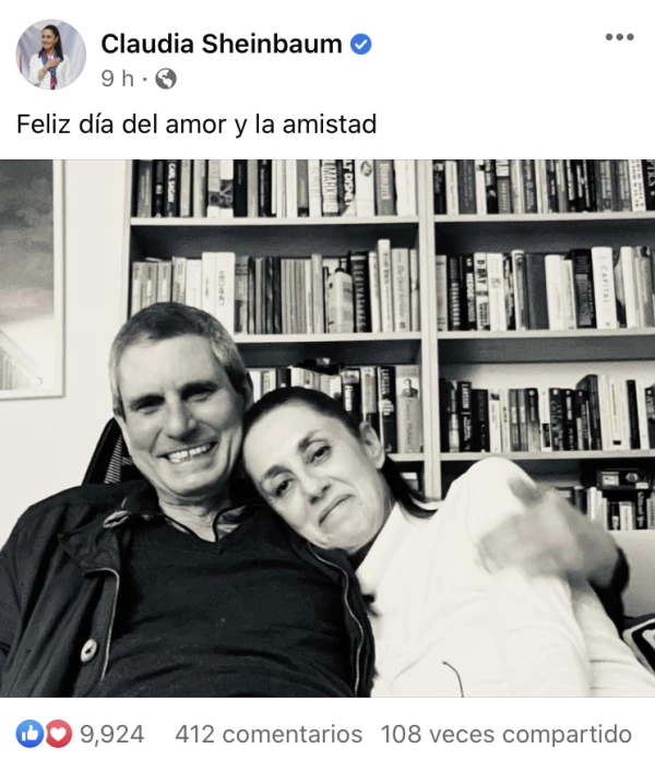 Claudia Sheinbaum y su novio
