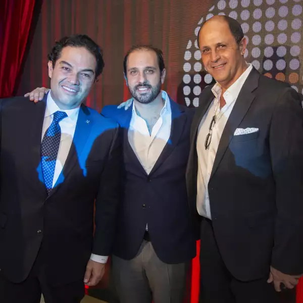 Enrique Vargaz del Billar, Elías Cababie, Moisés Cababie

