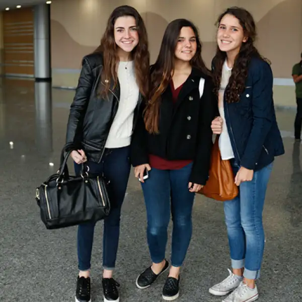 Ana Álvarez,Jimena Íñiguez y Romina Arechiga