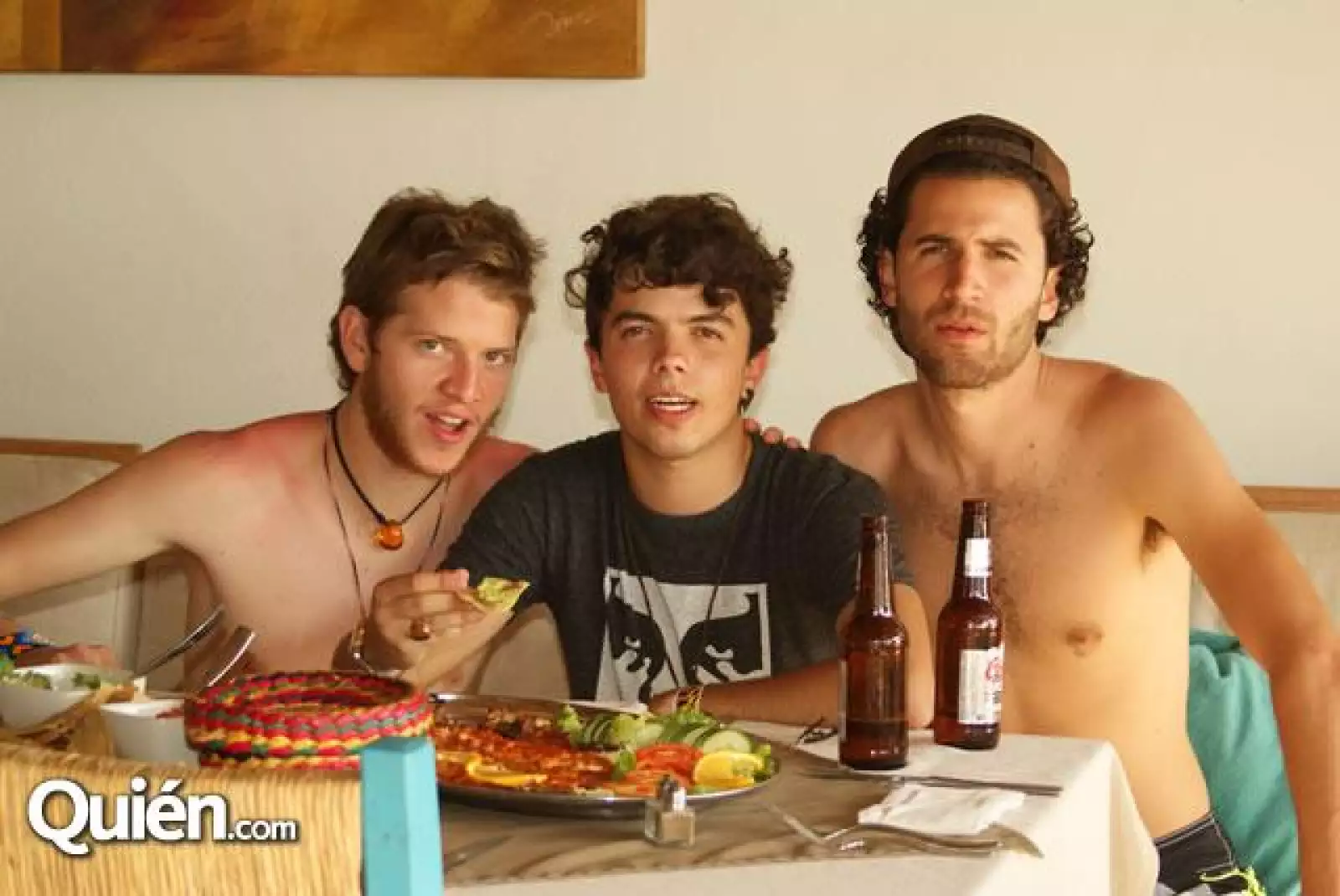 Pedro Nicolás,Andrés Gutiérrez y Andrés Huber