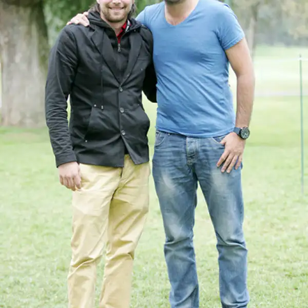Apolinar Román y Francisco Santillán