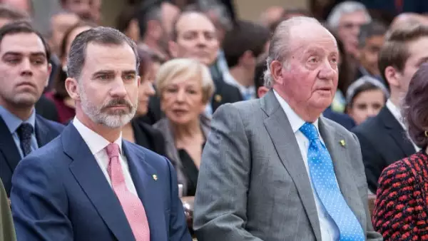 Rey Felipe VI y Juan Carlos de España