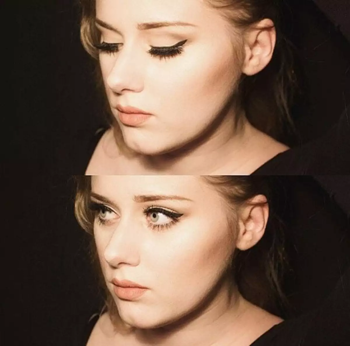 La sueca de 22 años posee las mismas facciones que Adele.