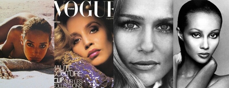 Marisa Berenson, Jerry Hall, Lauren Hutton e Iman derrochaban sensualidad en los 70-80.