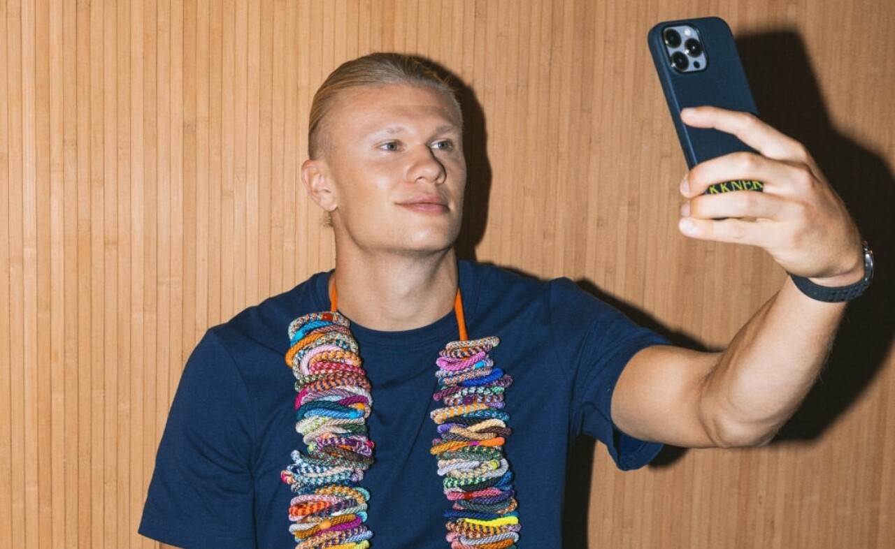 El millonario negocio de ligas para el pelo de Erling Haaland