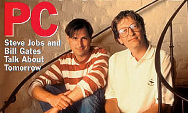 Jobs y Gates fueron en ocasiones feroces competidores, y en otras aliados clave. (Foto: Cortesía Fortune)