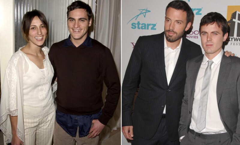La pareja pertenece a familia ya relacionada con grandes actores de Hollywood como Joaquin Phoenix y Ben Affleck.