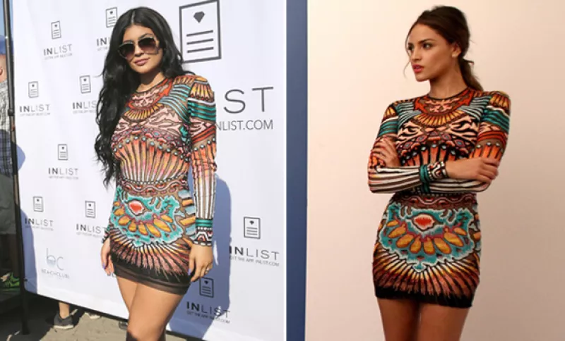 Por un lado, Eiza portó el diseño en la presentación de la nueva temporada de From Dusk Till Dawn, y Kylie para celebrar su cumple en Vancouver, Canadá. ¿A quién se le ve mejor?