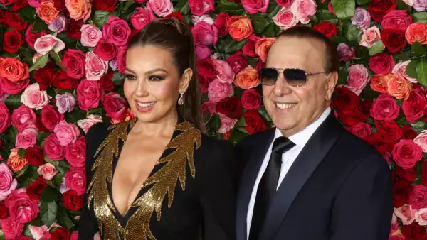 Thalía y Tommy Mottola