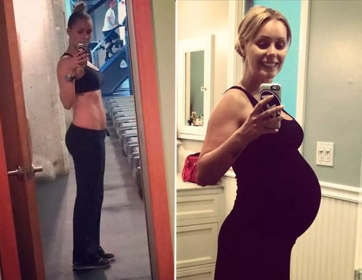 Así luce la actriz a un mes de ser mamá.