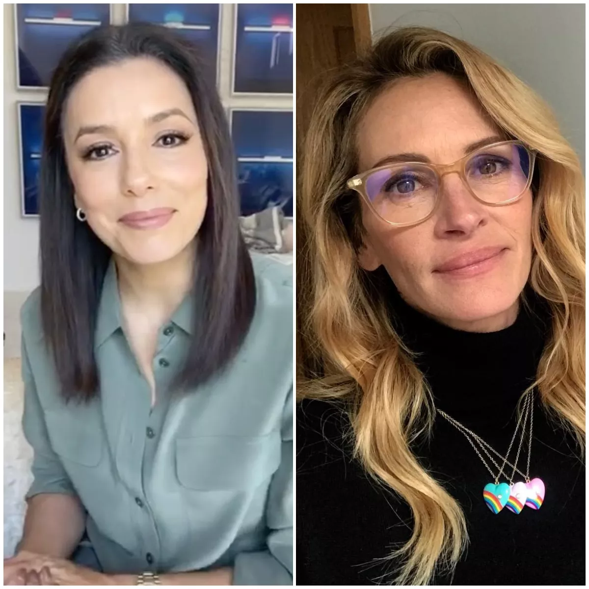 Eva Longoria y Julia Roberts