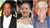 Jay-Z, Rihanna y George Lucas