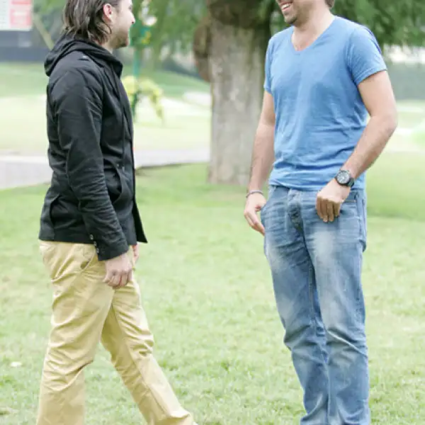 Apolinar Román y Francisco Santillán