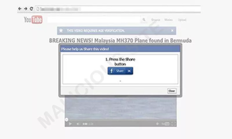 Al dar clic en el enlace descargarás un software malicioso que podría infectar tu computadora. (Foto: Trend Micro/CNNMoney/Cortesía)