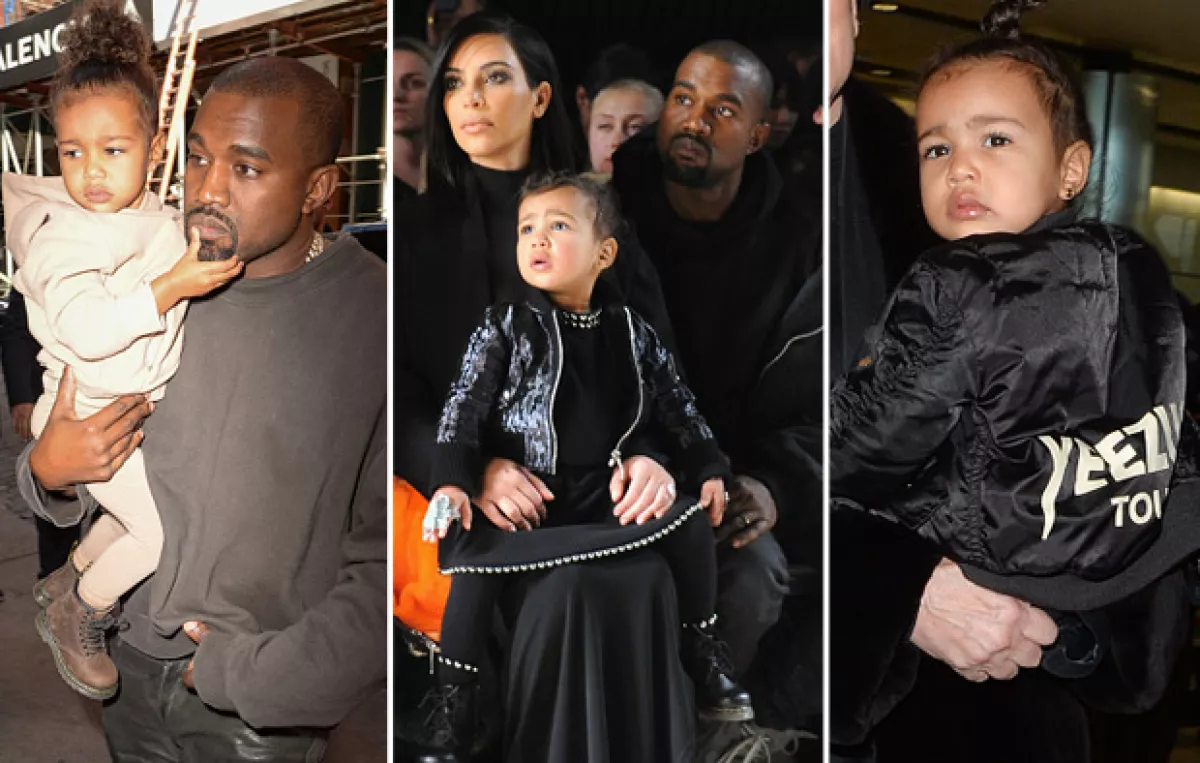 Incluso tiene una bomber jacket de Yeezus, la colección de ropa de Kanye West.