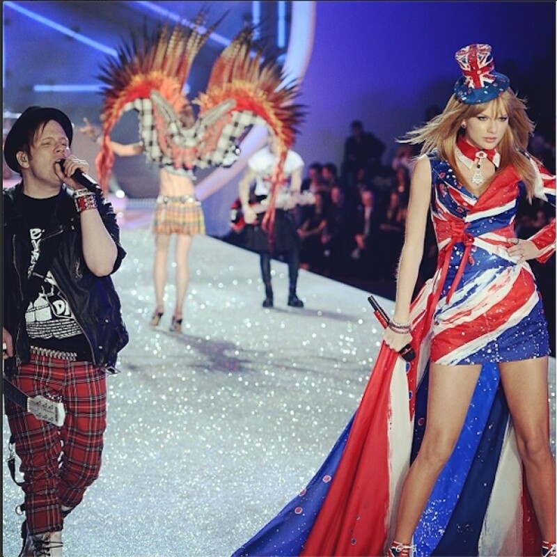 Taylor en el Victoria´s Secret Fashion Show.